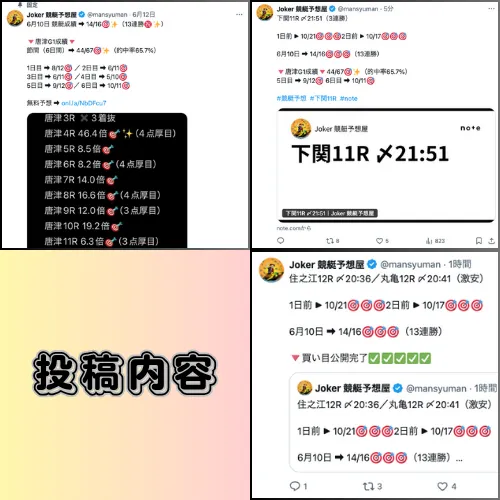 Joker競艇予想屋,Joker,競艇予想屋,ジョーカー,インフルエンサー,influencer,稼げる,高配当,詐欺,詐欺サイト,騙される,的中,高額的中,投資,競艇投資,競艇,競馬,競輪,悪質,悪徳,凶悪,最悪,口コミ,評価,競艇女子,予想屋,個人予想屋,Instagram,インスタ,X,Twitter,TikTok,ティックトック,note,ノート
