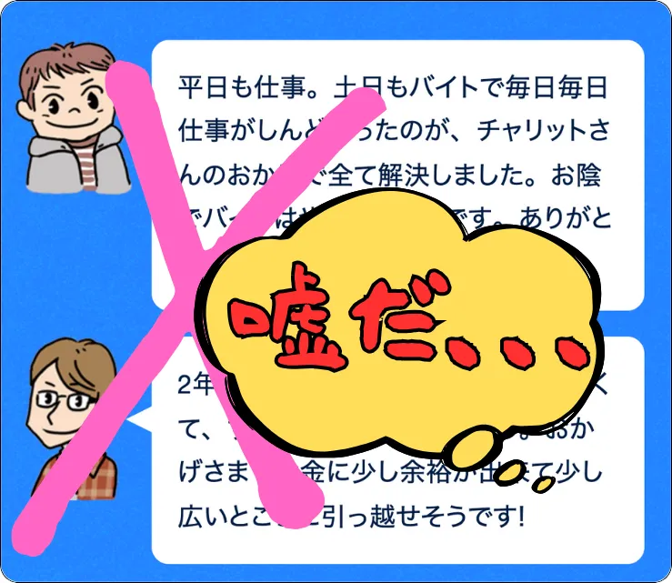 競輪チャリット,チャリット,インフルエンサー,influencer,稼げる,高配当,詐欺,詐欺サイト,騙される,的中,高額的中,投資,競艇投資,競艇,競馬,競輪,悪質,悪徳,凶悪,最悪,口コミ,評価,競艇女子,予想屋,個人予想屋,Instagram,インスタ,X,Twitter,TikTok,ティックトック,note,ノート,最新,新サイト